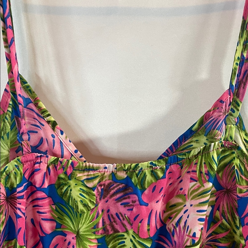 Sans Souci Tropical Leaf Print Jumpsuit - Picture 10 of 12